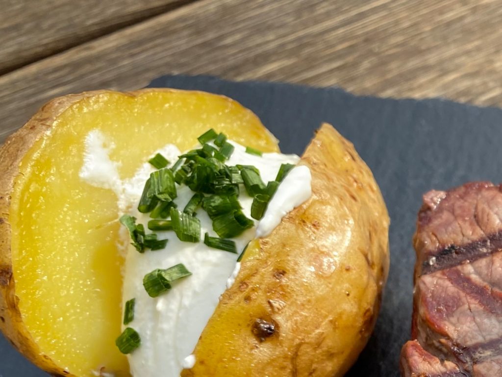 Ofenkartoffel ohne Vorkochen