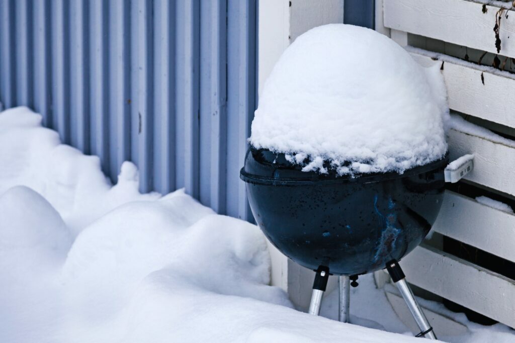 Grillparty im Winter