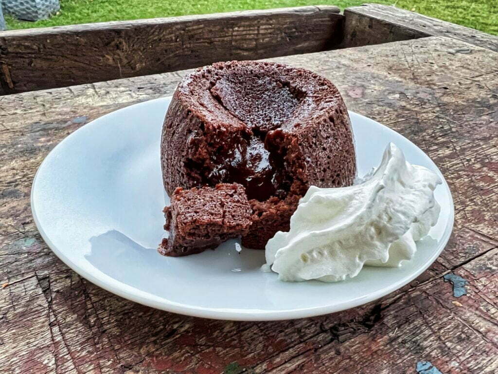 Schneller Kuchen vom Grill.