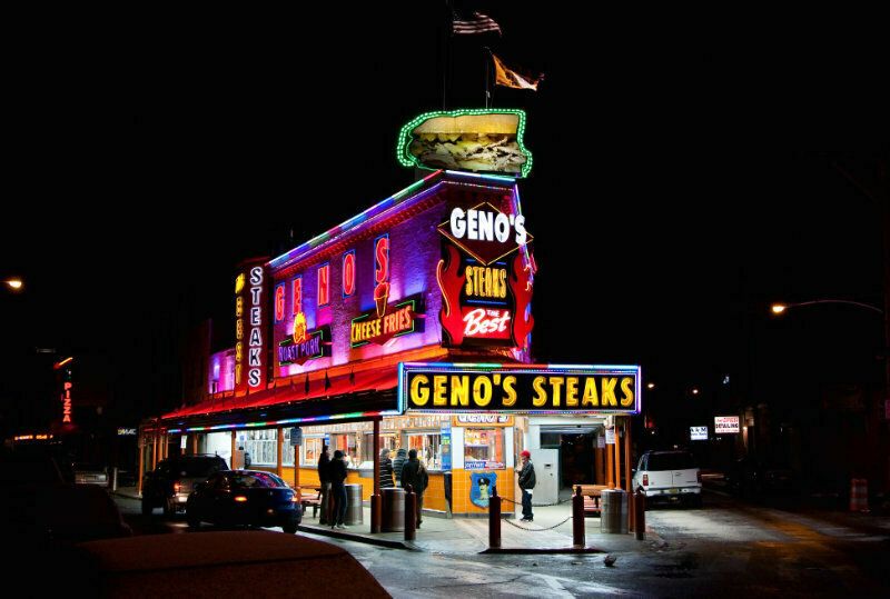 Geno's Steaks in Philly