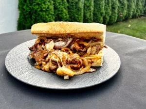 Philly Cheese Steak Sandwich.