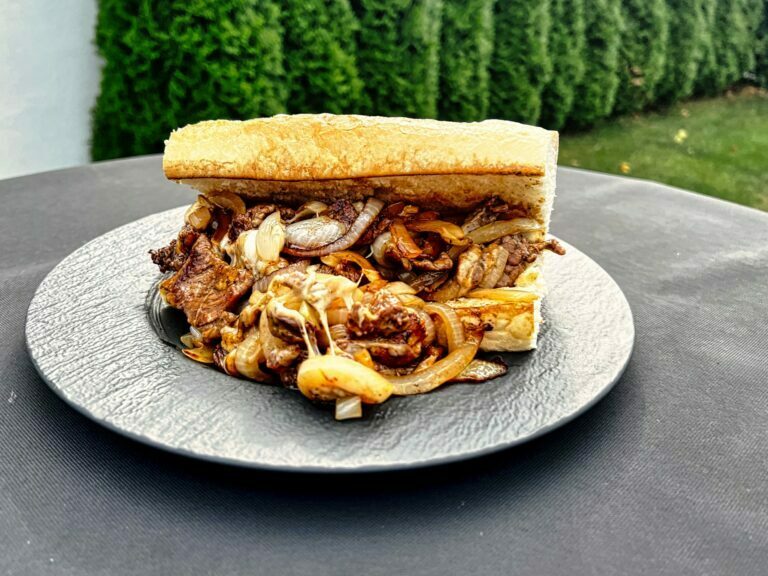 Philly Cheese Steak Sandwich.