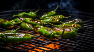 Spanische Bratpaprika am Grill